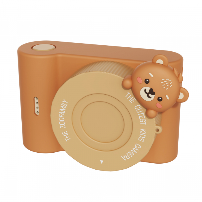 Aparat foto video digital pentru copii, cu ecran tactic si camera selfie, Urban Zoo - Bear [2]