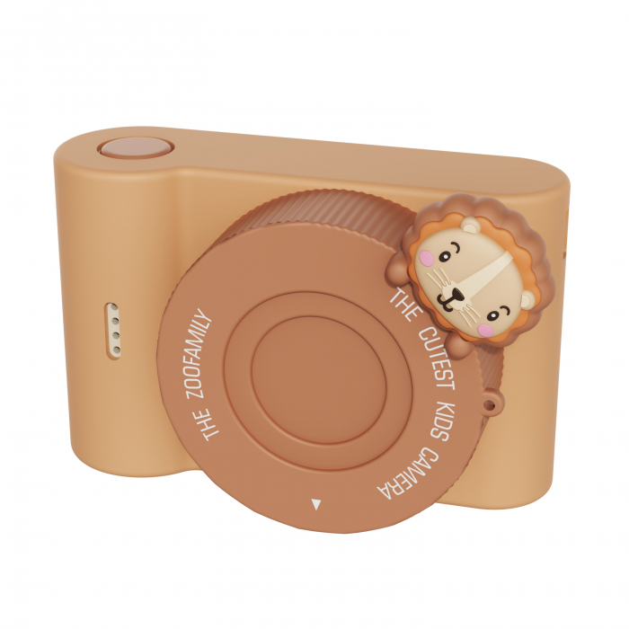 Aparat foto video digital pentru copii, cu ecran tactic si camera selfie, Urban Zoo - Lion [2]