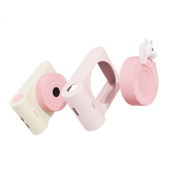 Aparat foto video digital pentru copii, cu ecran tactic si camera selfie, Urban Zoo - Unicorn [7]