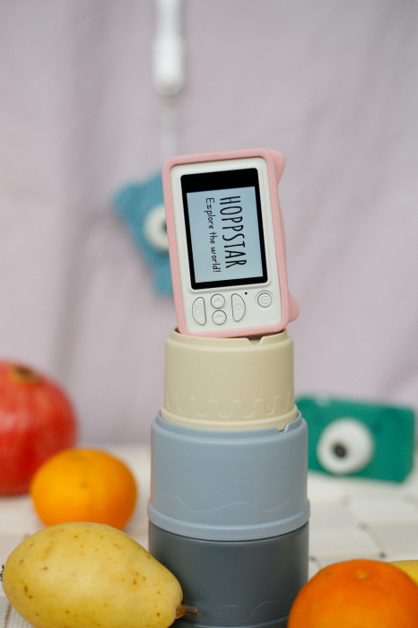 Aparat foto video digital pentru copii - Hoppstar Rookie Cat Pink [2]