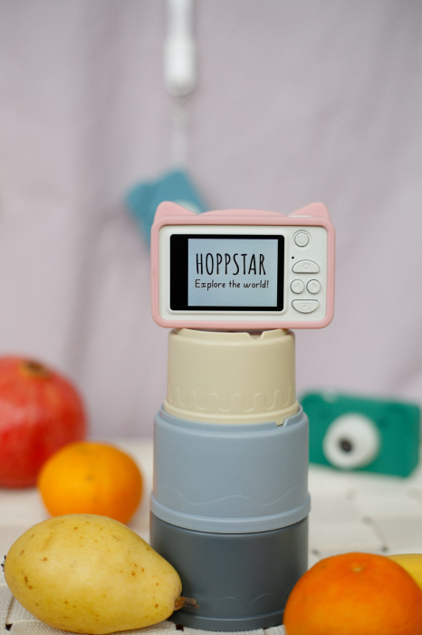 Aparat foto video digital pentru copii - Hoppstar Rookie Cat Pink [6]