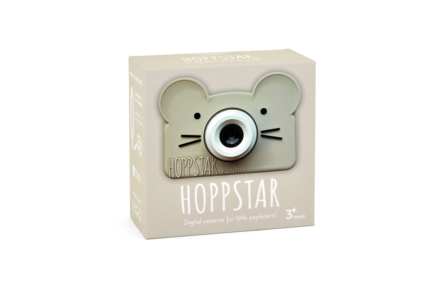 Aparat foto video digital pentru copii - Hoppstar Rookie Mouse Gri [7]