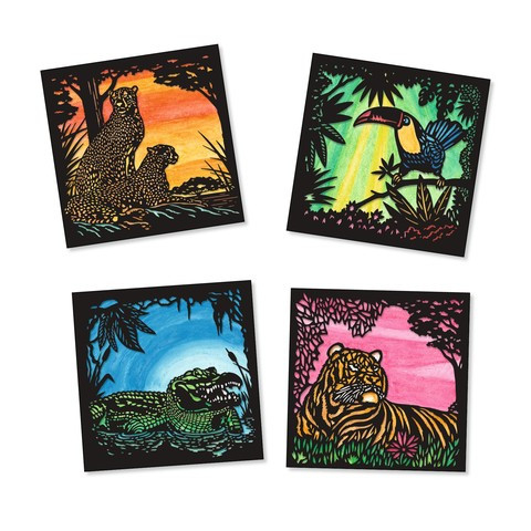 Atelier creativ cu creioane acuarela Djeco, Lumina din fundal [5]