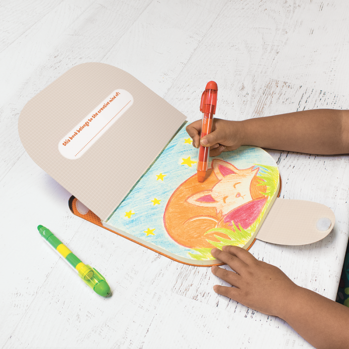 Caiet desen portabil - Panda mov [6]