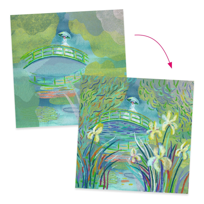 Atelier creativ Lacul cu nuferi Inspired by Monet, Djeco [4]