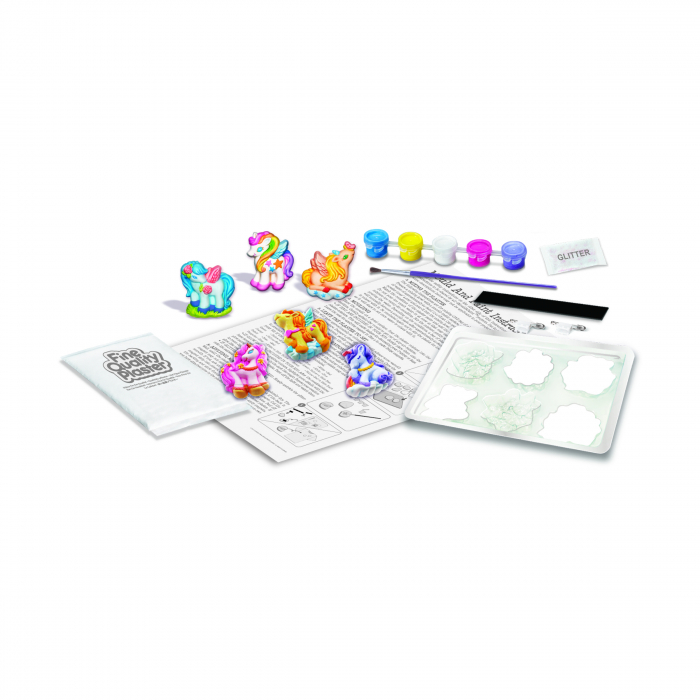 Atelier creativ Modeleaza si picteaza - Unicorni cu sclipici [3]