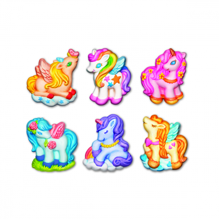 Atelier creativ Modeleaza si picteaza - Unicorni cu sclipici [2]