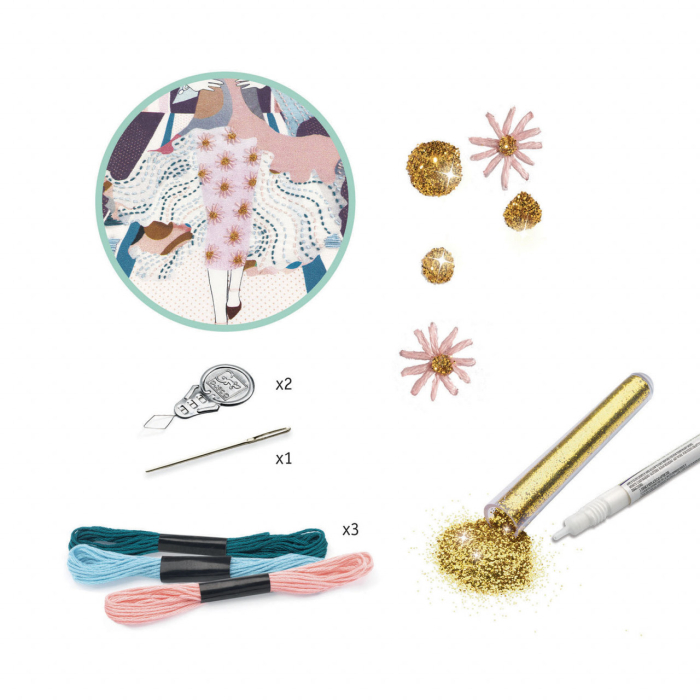 Atelier de brodat si cusut Djeco, Fashion week [2]