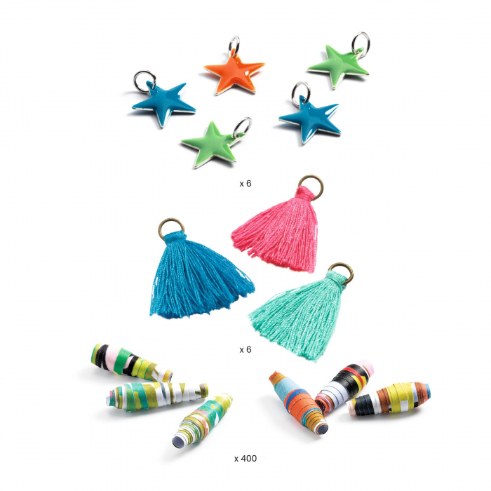 Atelier DIY de confectionat bratari cu margele din hartie, culori Pop [3]