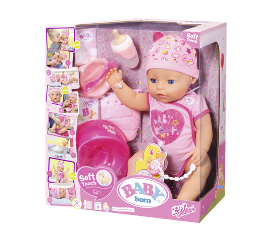 BABY born - Papusa interactiva cu corp moale [2]