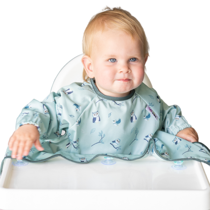 Baveta cu maneci si ventuze - Bufnite [2]