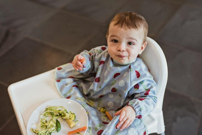 Baveta cu maneci si ventuze - Fructe [2]