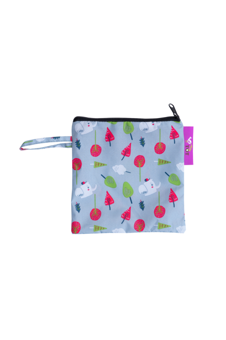 Baveta lunga cu buzunar - Copacei colorati [3]