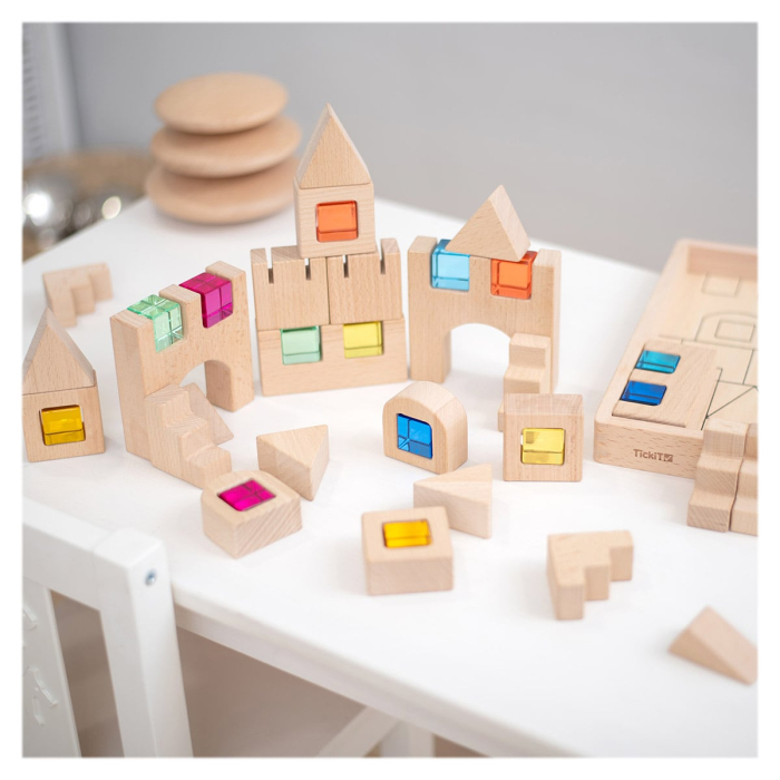 Blocuri de constructie din lemn cu cristale colorate [3]