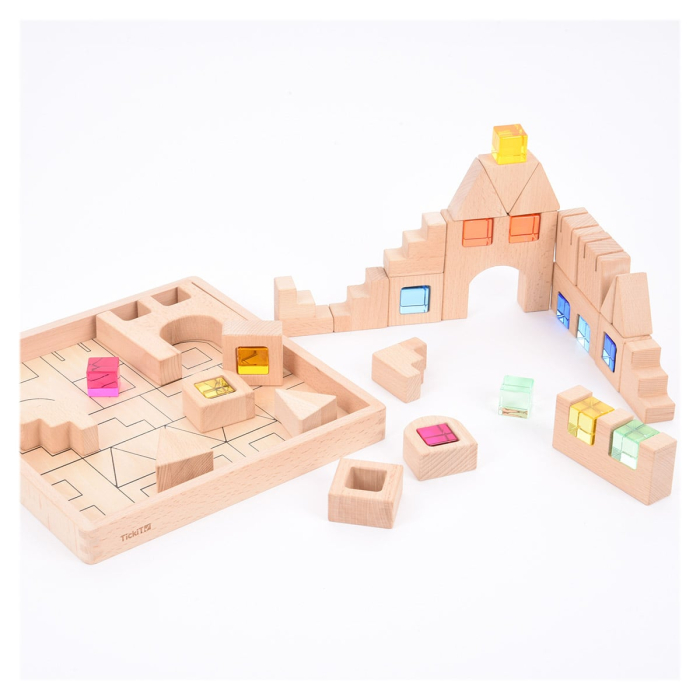 Blocuri de constructie din lemn cu cristale colorate [5]