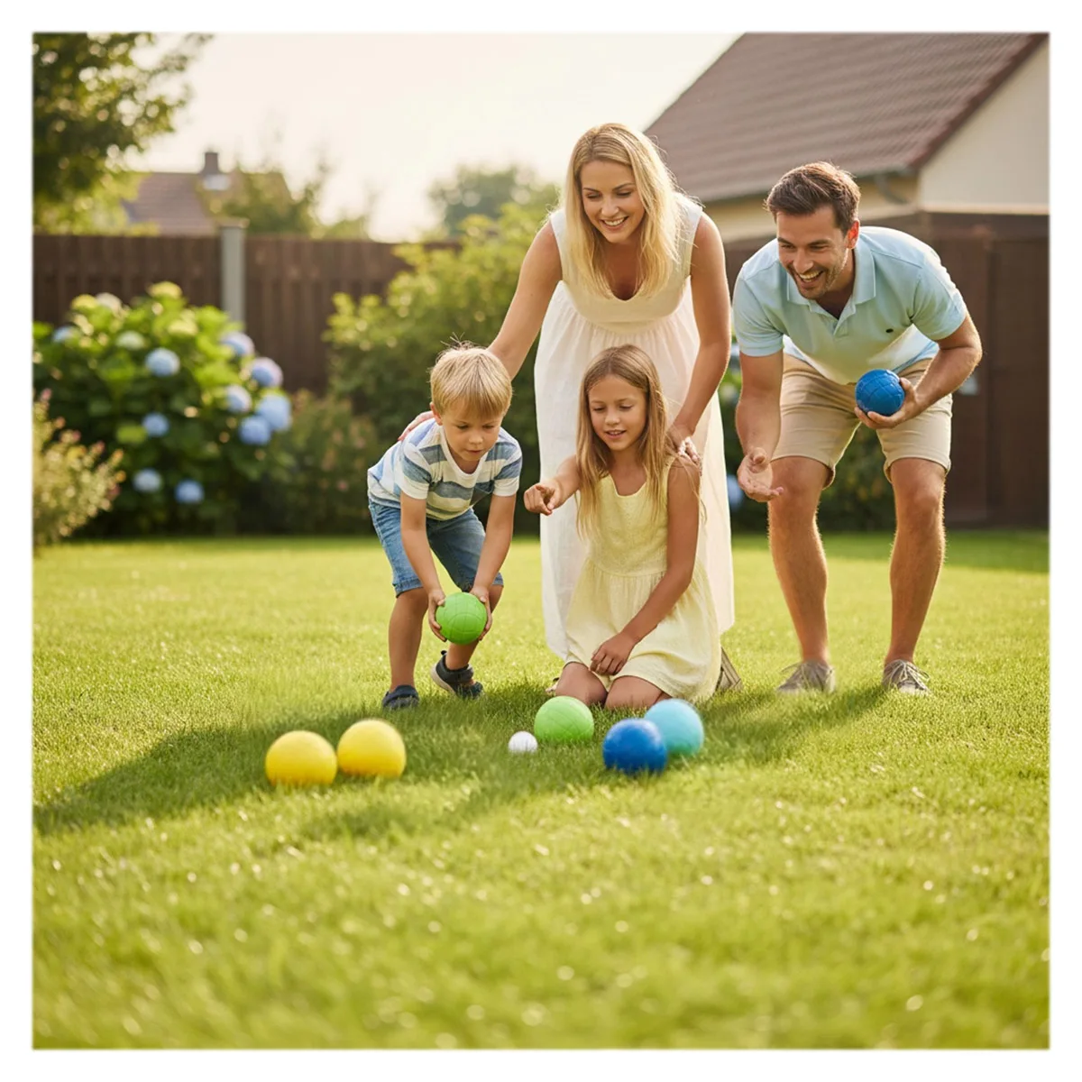 Boccia, set de joc cu 8 bile din plastic, Alldoro [3]