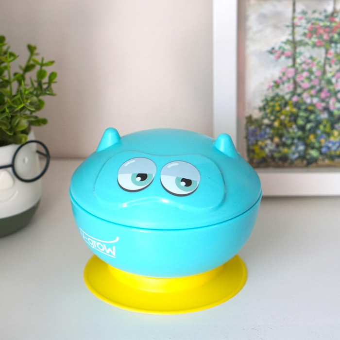 Bol cu ventuza si capac 340 ml, U-Grow [4]