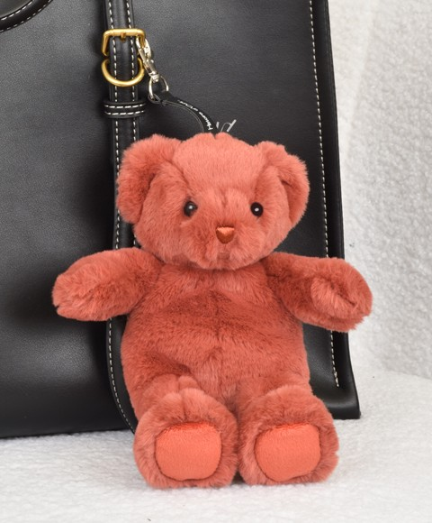 Ursulet din plus - breloc adorabil, 20 cm, Teracota [3]