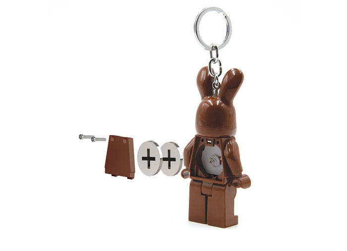Breloc cu LED LEGO Iepurasul de ciocolata [8]