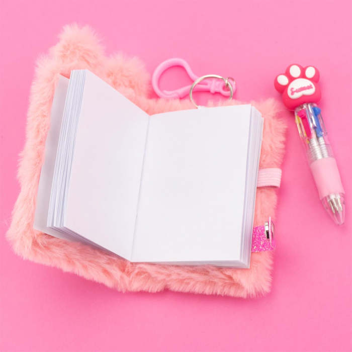 Breloc Mini-jurnal  Girabrilla – notebook miniatural cu pix [2]