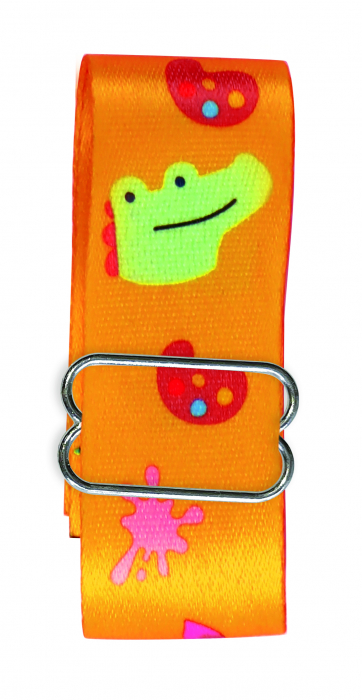 Bretea Fashion ajustabila pentru accesorii - Crocodil artistic [2]