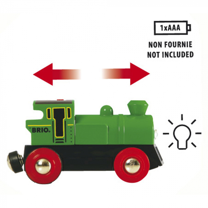 Brio - Locomotiva Mica Verde Cu Baterii [5]
