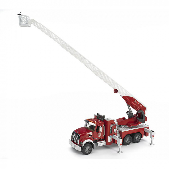 Bruder - Camion De Pompieri Mack Granite Cu Scara, Pompa De Apa Si Sirena [10]