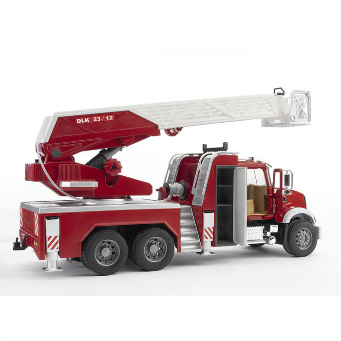 Bruder - Camion De Pompieri Mack Granite Cu Scara, Pompa De Apa Si Sirena [6]