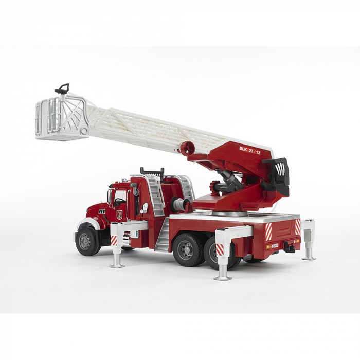 Bruder - Camion De Pompieri Mack Granite Cu Scara, Pompa De Apa Si Sirena [5]