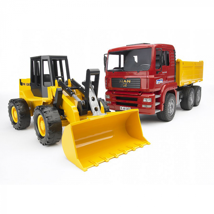 Bruder - Camion Man Tga Si Incarcator Articulat Fr 130 [3]