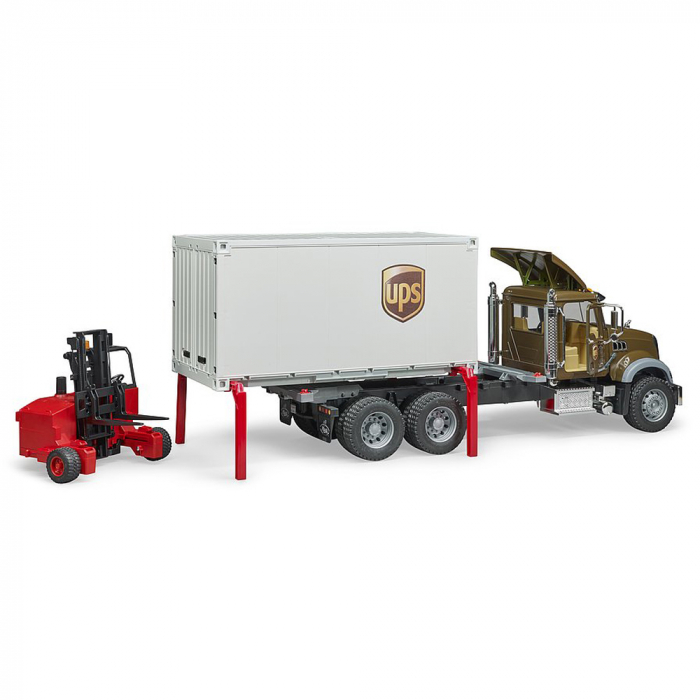 Bruder - Camion Ups Mack Granite Cu Stivuitor [4]
