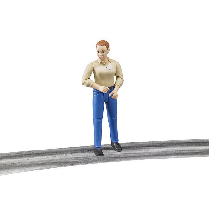 Bruder - Figurina Femeie Cu Pantaloni Albastri [2]