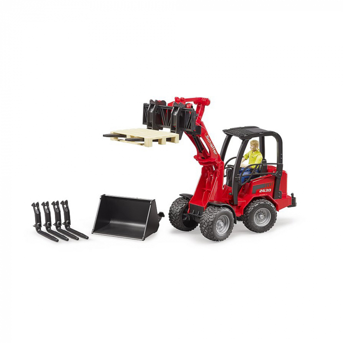 Bruder - Incarcator Compact Schaffer 2034 Cu Figurina Si Accesorii [3]