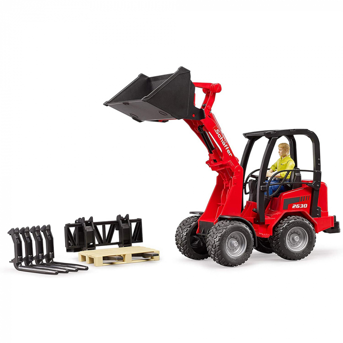 Bruder - Incarcator Compact Schaffer 2034 Cu Figurina Si Accesorii [6]