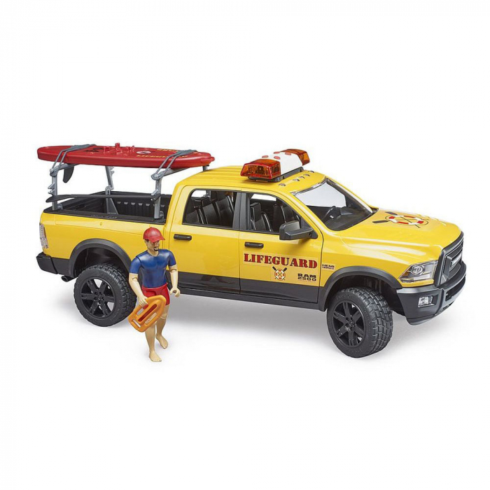 Bruder - Masina Lifeguard Ram 2500 Cu Figurina Si Caiac [3]