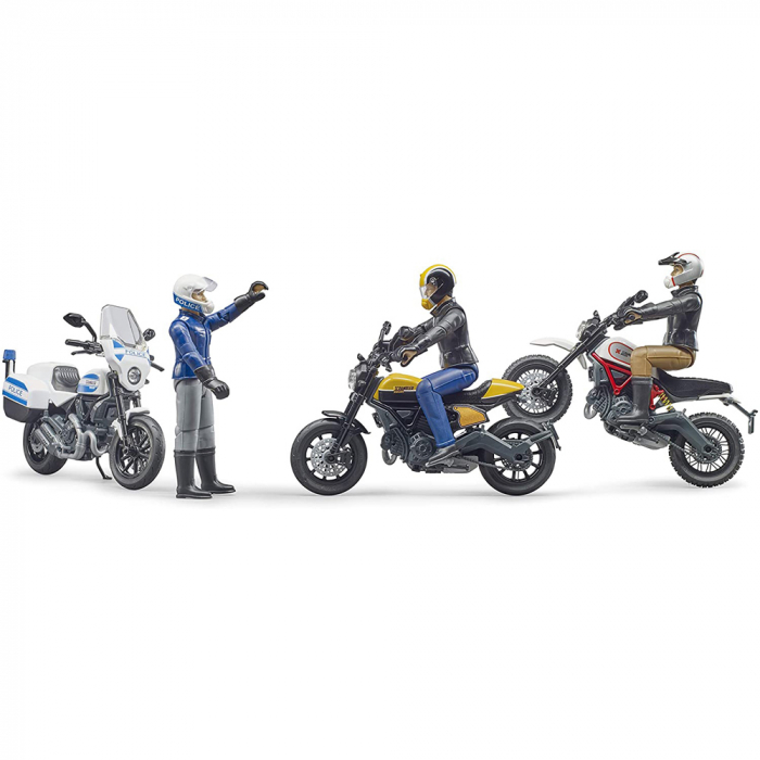 Bruder - Motocicleta De Politie Scrambler Ducati Si Politist [3]