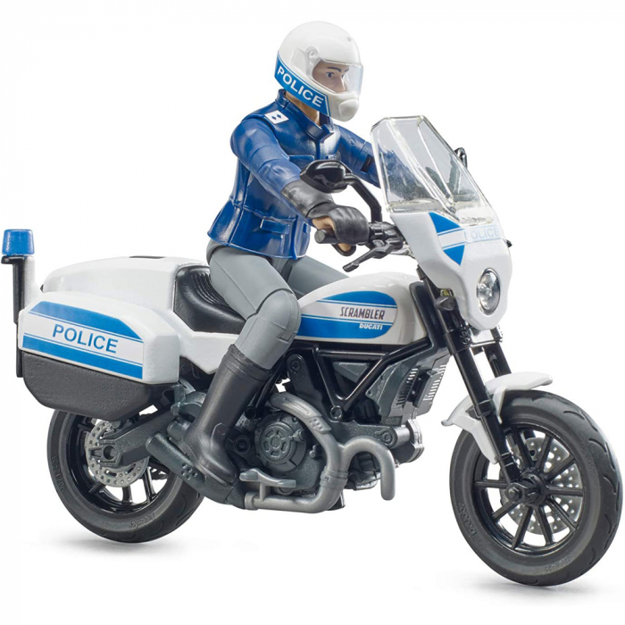 Bruder - Motocicleta De Politie Scrambler Ducati Si Politist [5]