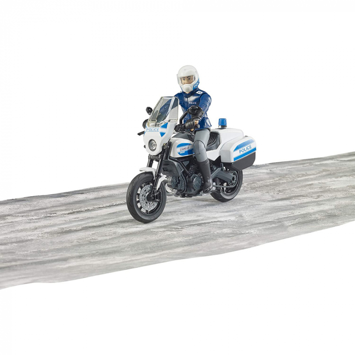 Bruder - Motocicleta De Politie Scrambler Ducati Si Politist [4]