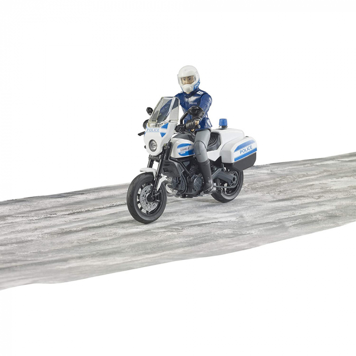 Bruder - Motocicleta De Politie Scrambler Ducati Si Politist [2]