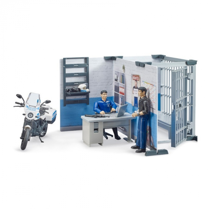 Bruder - Statie De Politie Cu Motocicleta [4]