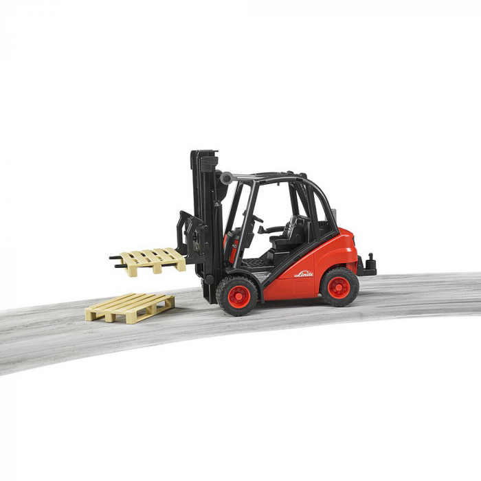 Bruder - Stivuitor Linde H30D Cu 2 Paleti [2]