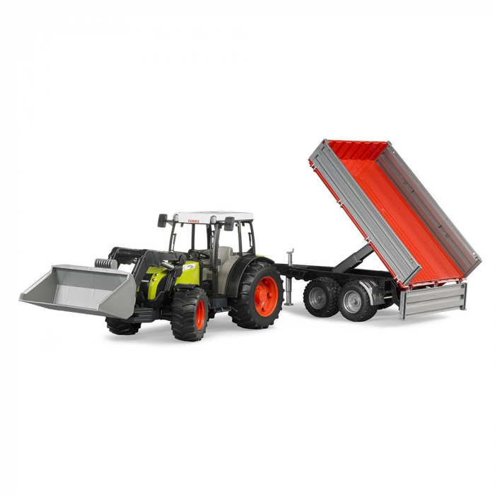 Bruder - Tractor Claas Nectis 267 F Cu Remorca Basculabila [8]