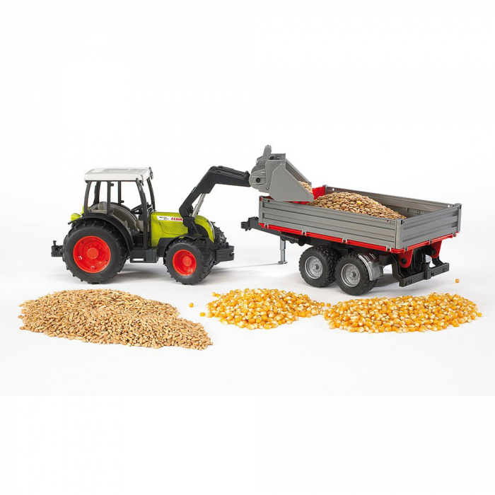 Bruder - Tractor Claas Nectis 267 F Cu Remorca Basculabila [5]