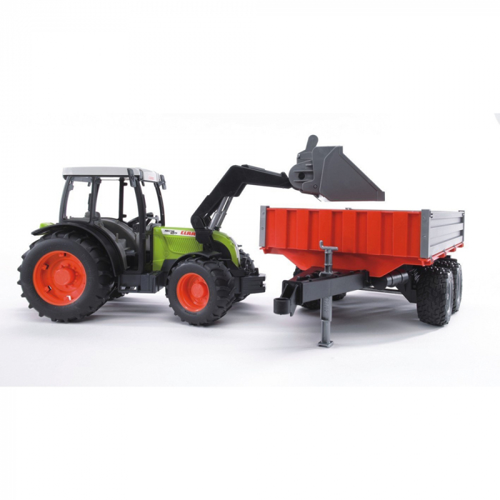 Bruder - Tractor Claas Nectis 267 F Cu Remorca Basculabila [2]