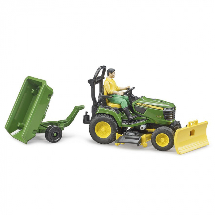 Bruder - Tractor Cu Remorca John Deere Si Gradinar [5]