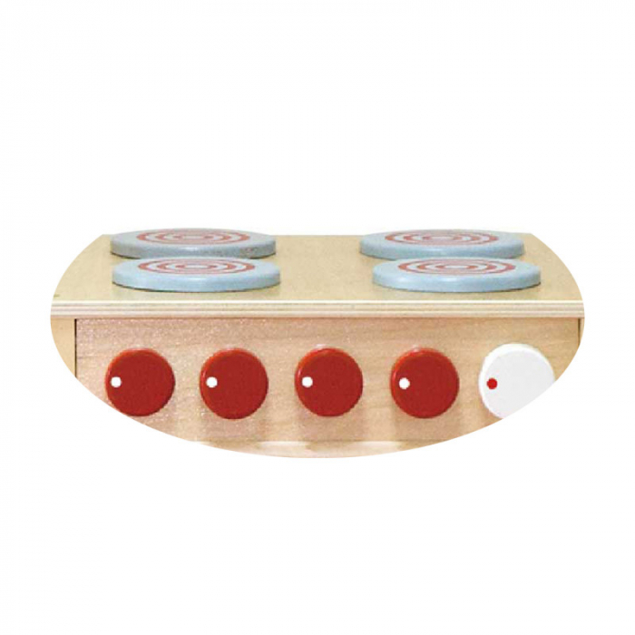 Jucarie copii - Bucatarie completa pentru copii, lemn natur, Viga [4]