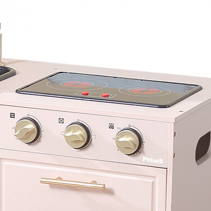 Jucarie copii - Bucatarie moderna roz pudrat cu lumini si sunete, PolarB Viga [4]