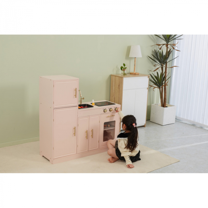 Jucarie copii - Bucatarie moderna roz pudrat cu lumini si sunete, PolarB Viga [5]