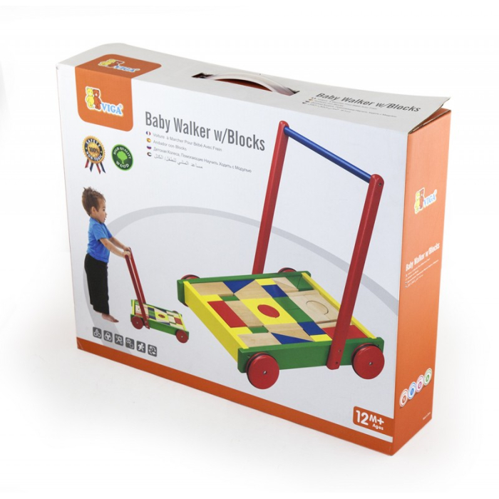 Cadru pentru mers multifunctional Viga cu cuburi [5]