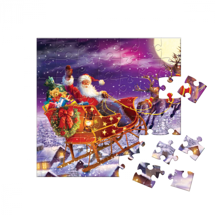 Calendar de Advent Amintiri de Craciun, 24 puzzle-uri, 50 piese [4]